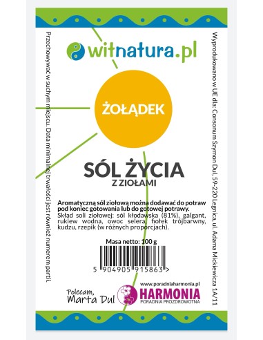 SÓL ŻYCIA "ŻOŁĄDEK" - WITNATURA, MARTA DUL