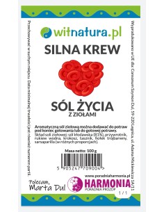 SÓL ŻYCIA "SILNA KREW" - WITNATURA, MARTA DUL