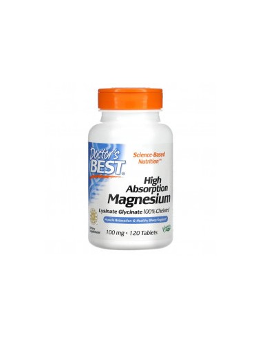 MAGNEZ - HIGH ABSORPTION MAGNESIUM 120 tabl. - DOCTOR'S BEST