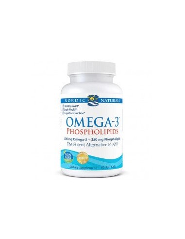 OMEGA 3 Z FOSFOLIPIDAMI  (OMEGA 3 PHOSPHOLIPIDS 500MG) 60 KAPS. - NORDIC NATURALS