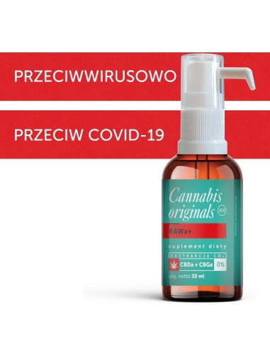 OLEJEK CBDA+CBGA RAWA+ 8% 30ML - DOBRE KONOPIE