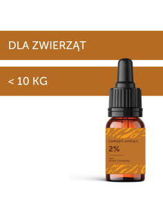 OLEJEK DLA ZWIERZĄT 2% 10ml - DOBRE KONOPIE