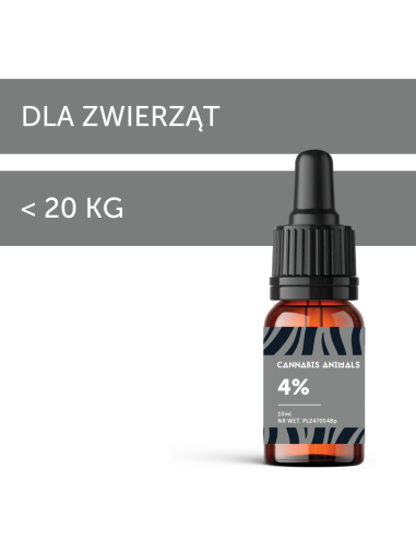 OLEJEK DLA ZWIERZĄT 4% 10ml - DOBRE KONOPIE