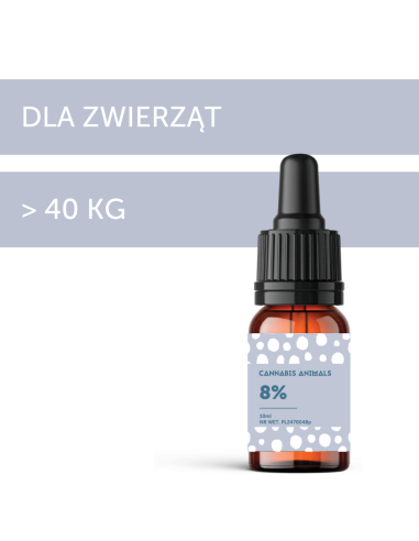 OLEJEK DLA ZWIERZĄT 8% 10ml - DOBRE KONOPIE