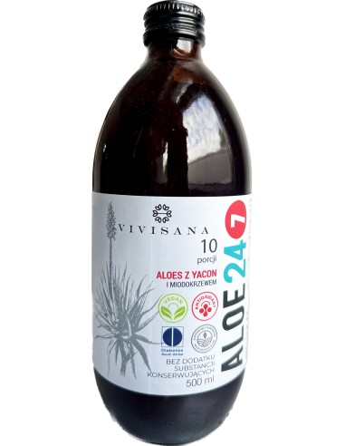 ALOES + MIODOKRZEW + YACON, 500ML  - VIVISANA