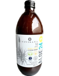 ALOES + IMBIR + CYTRYNA + YACON, 500ML  - VIVISANA