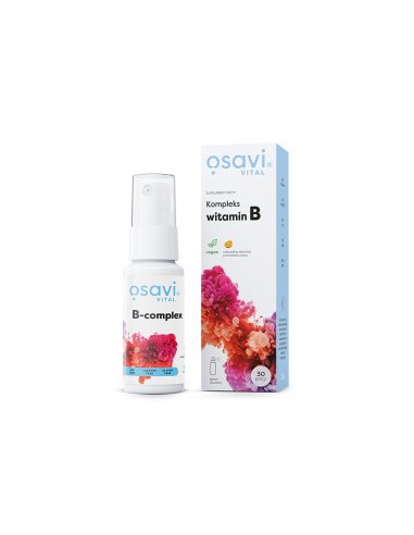 KOMPLEKS WITAMIN B - SPRAY DOUSTNY 25ml POMARAŃCZA - OSAVI