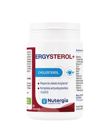 ERGYSTEROL + - PRAWIDŁOWY CHOLESTEROL 90 KAPS. - NUTERGIA